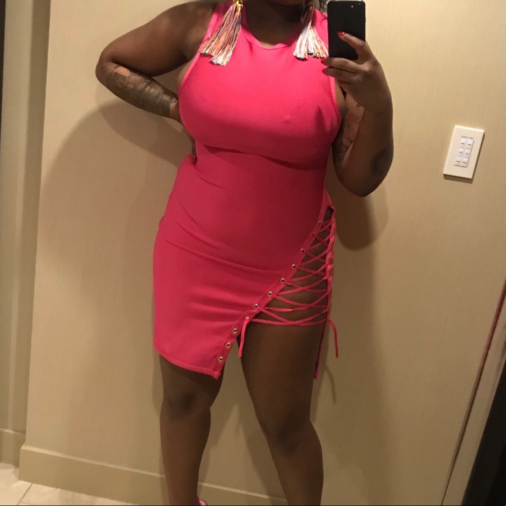 Bandage mini dress